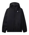 Comme Des Garçons Play Hooded Zipped Jacket In Black