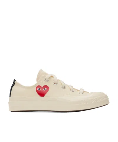 COMME DES GARÇONS PLAY COMME DES GARÇONS PLAY X CONVERSE CHUCK 70 CDG OX HEART-SHAPED LOW-CUT SKATE SHOES