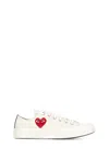 Comme Des Garçons Play Off-white Converse Edition Chuck 70 Cdg Ox Sneakers In Ivory