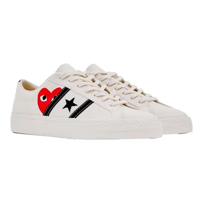 Comme Des Garcons Play Converse Cdg Play One Star Academy Pro In Neutral