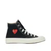 Comme Des Garcons Play Converse Chuck 70 Cdg Hi-top Sneakers In Black