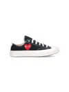 Comme Des Garçons Play Converse Chuck 70 Low Sneakers In Black