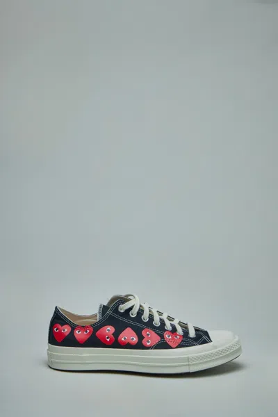 Comme Des Garcons Play Converse Chuck 70 Multi Heart Low In Black