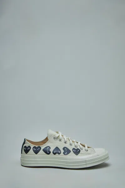 Comme Des Garcons Play Converse Chuck 70 Multi Heart Low In White