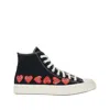 Comme Des Garcons Play Converse Chuck 70 Cdg Hi Sneakers In Black