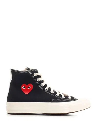 Comme Des Garçons Play Converse Chuck Taylor All Star In Black