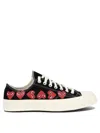 Comme Des Garçons Play Converse X Cdg Sneakers In Black