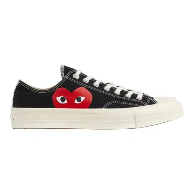 Comme Des Garcons Play Converse Converse Big Heart Low Top In Black