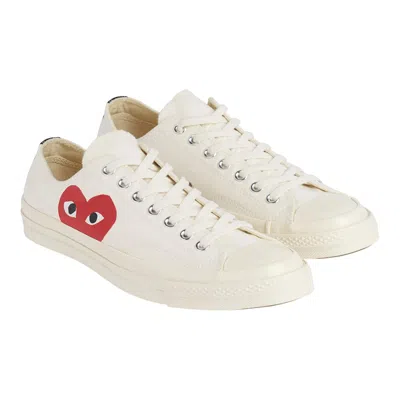Comme Des Garcons Play Converse Converse Big Heart Low Top In Neutral