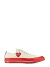 Comme Des Garcons Play Converse Heart Print Sneaker In Multi