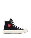 Comme Des Garçons Sneakers Play X Converse In Black