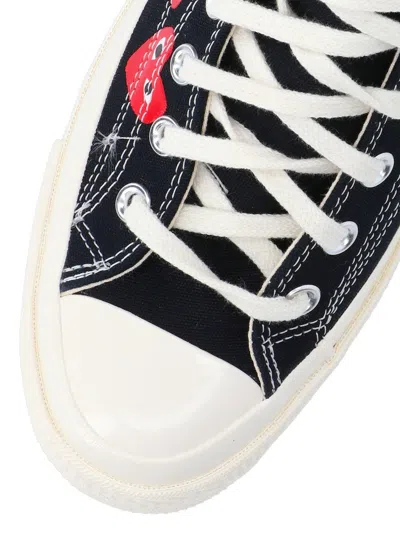 Comme Des Garçons Play Black Converse Edition Chuck 70 Multi Heart Sneakers In 1 Black