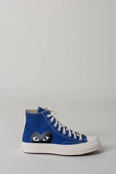 Comme Des Garcons Play Converse Play High-top Sneakers In Blue