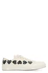 Comme Des Garçons Play Beige Converse Edition Chuck 70 Multi Heart Sneakers In Neutral