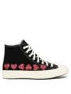 Comme Des Garçons Play Black Converse Edition Chuck 70 Multi Heart Sneakers