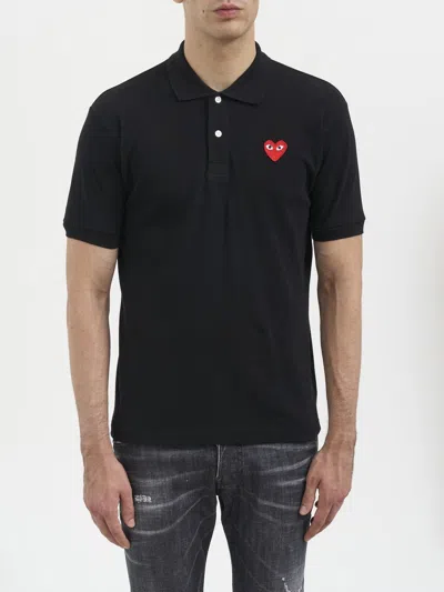 COMME DES GARÇONS PLAY COMME DES GARÇONS PLAY COTTON LOGO POLO