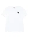Comme Des Garçons Play Embroidered Heart Cotton T-shirt