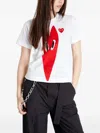 Comme Des Garçons Play Cotton T-shirt In White