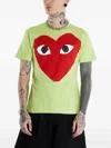 Comme Des Garçons Play Cotton T-shirt In Multi