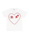 Comme Des Garçons Play Cotton T-shirt In White
