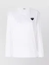 Comme Des Garçons Play Crew Neck Long Sleeves T-shirt