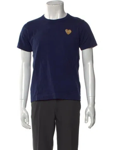 Pre-owned Comme Des Garçons Play Crew Neck Short Sleeve T-shirt