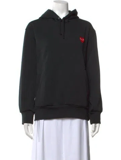 Pre-owned Comme Des Garçons Play Crew Neck Sweater In Black