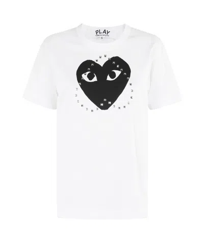 COMME DES GARÇONS PLAY CREW NECK T-SHIRT