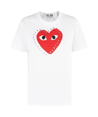 COMME DES GARÇONS PLAY CREW NECK T-SHIRT