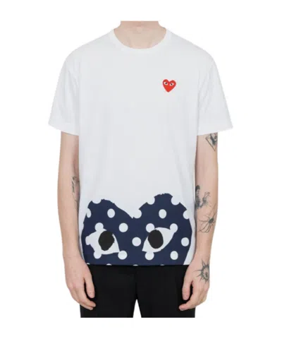 COMME DES GARÇONS PLAY CREW NECK T-SHIRT