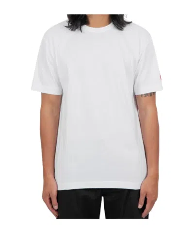 Comme Des Garçons Play Crew Neck T-shirt In White