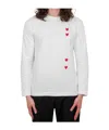 Comme Des Garçons Play Heart-print Cotton T-shirt In White