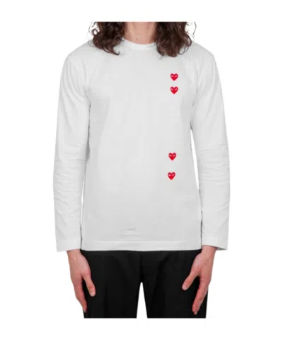COMME DES GARÇONS PLAY CREW NECK T-SHIRT