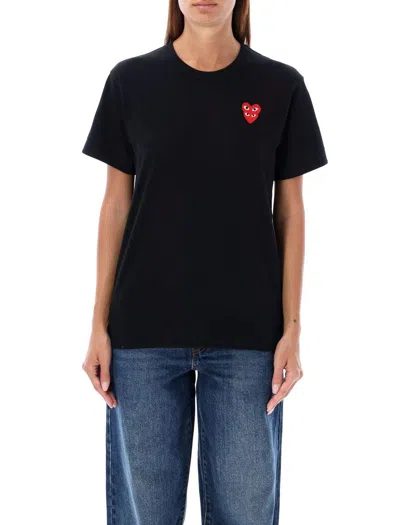 Comme Des Garçons Play Double Patch T-shirt