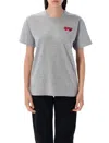 Comme Des Garçons Play Double Patch T-shirt