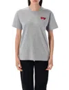 Comme Des Garçons Play Double Patch T-shirt