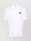 Comme Des Garçons Play Emblem Polo T-shirt Buttoned Placket