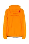 Comme Des Garçons Play Fluo Orange Nylon K-way In Orange