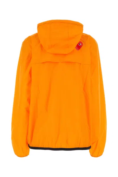 Comme Des Garçons Play Fluo Orange Nylon K-way