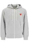 COMME DES GARÇONS PLAY FULL ZIP UNISEX HOODIE