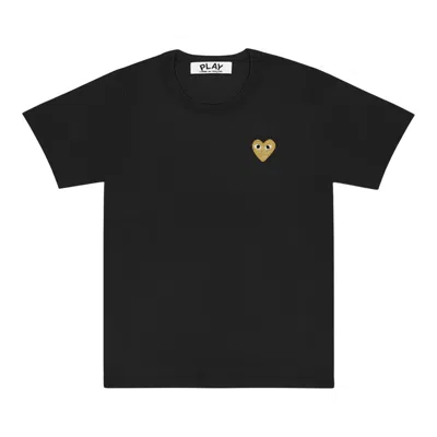 Comme Des Garçons Play Comme Des Garcons Play Black Cotton T Shirt