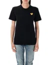Comme Des Garçons Play Golden Heart Patch T-shirt