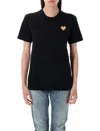 Comme Des Garçons Play Golden Heart Patch T-shirt