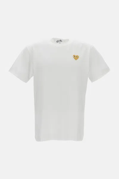 Comme Des Garçons Play Golden Heart T-shirt In Pattern
