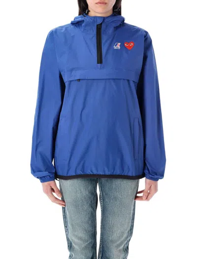 COMME DES GARÇONS PLAY COMME DES GARÇONS PLAY HALF-ZIP PACKABLE JACKET