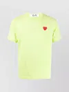Comme Des Garçons Play Heart Embroidered Round Neck T-shirt