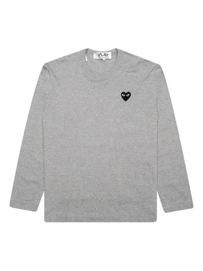 COMME DES GARÇONS PLAY HEART-EMBLEM LONG-SLEEVE T-SHIRT