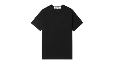 Pre-owned Comme Des Garçons Play Heart Emblem Tee Shirt In Black/red