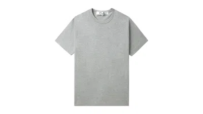 Pre-owned Comme Des Garçons Play Heart Emblem Tee Shirt In Grey