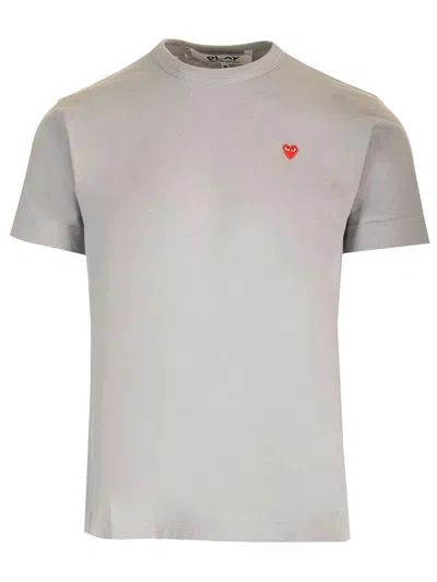 Comme Des Garçons Play Heart Embroidered Crewneck T-shirt